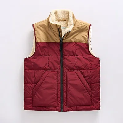 Thereabouts Little & Big Kid Boys Lightweight Quilted Vest In Red