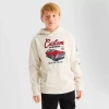 Thereabouts Little & Big Kid Boys Long Sleeve Fleece Hoodie In Sand