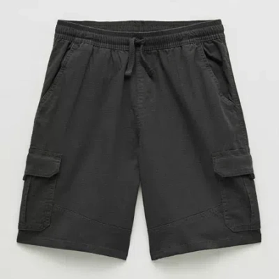 Thereabouts Little & Big Kid Boys Mid Rise Cargo Short In Gray