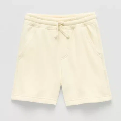 Thereabouts Little & Big Kid Boys Mid Rise Fleece Pull-on Short In Neutral