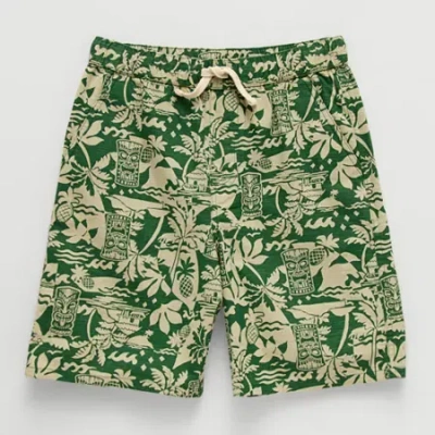 Thereabouts Little & Big Kid Boys Pull-on Short In Green