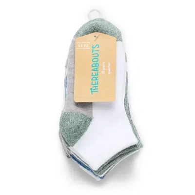 Thereabouts Little & Big Kid Boys Quarter Ankle Socks In Multi