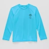 Thereabouts Little & Big Kid Boys Rash Guard In Blue