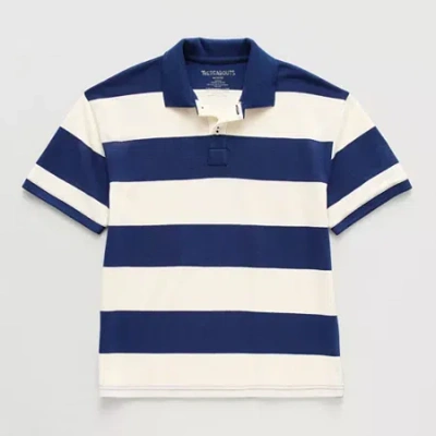 Thereabouts Little & Big Kid Boys Short Sleeve Oversized Polo Shirt In Multi