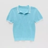 Thereabouts Little & Big Kid Boys Short Sleeve Regular Fit Polo Shirt In Blue