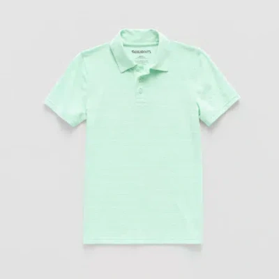 Thereabouts Little & Big Kid Boys Short Sleeve Regular Fit Polo Shirt In Green