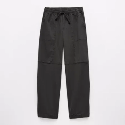 Thereabouts Little & Big Kid Boys Straight Baggy Fit Pull-on Pant In Black