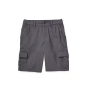 Thereabouts Little & Big Kid Boys Stretch Fabric Adjustable Waist Cargo Short In Gray