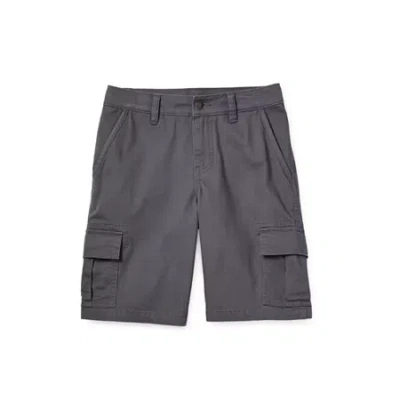 Thereabouts Little & Big Kid Boys Stretch Fabric Adjustable Waist Cargo Short In Gray