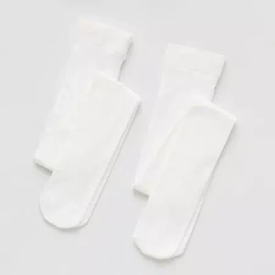 Thereabouts Little & Big Kid Girls 2-pc. Tights In White