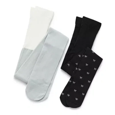Thereabouts Little & Big Kid Girls 2-pc. Tights In Multi