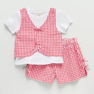 Thereabouts Little & Big Kid Girls 3-pc. Short Set In Multi