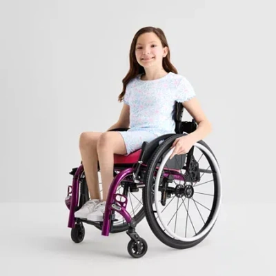Thereabouts Little & Big Kid Girls 6" Adaptive Easy-on + Easy-off Seated Wear 2-pc. Bike Short In Blue