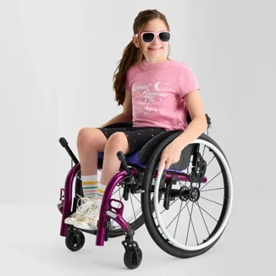 Thereabouts Little & Big Kid Girls 6" Adaptive Seated Wear Bike Short In Black