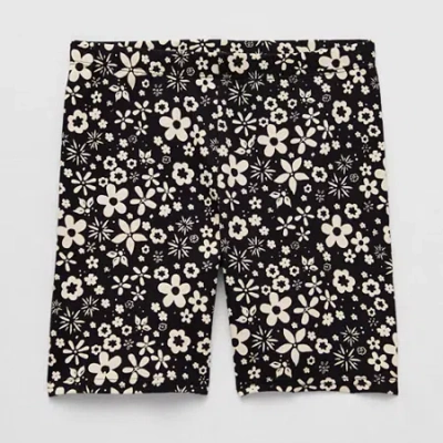 Thereabouts Little & Big Kid Girls 6" Bike Short In Black