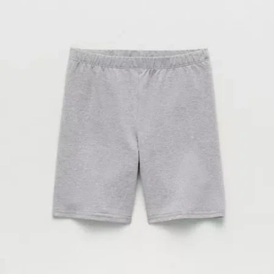 Thereabouts Little & Big Kid Girls 6" Bike Short In Gray