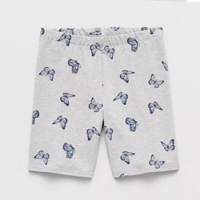 Thereabouts Little & Big Kid Girls 6" Bike Short In Gray