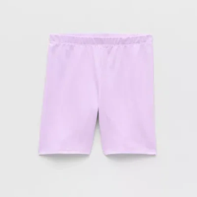 Thereabouts Little & Big Kid Girls 6" Bike Short In Purple