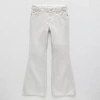 Thereabouts Little & Big Kid Girls Adaptive Adjustable Waist Flare Leg Jean In Silver