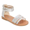 Thereabouts Little & Big Kid Girls Addison Ankle Strap Gladiator Sandals In Silver