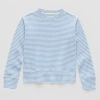 Thereabouts Little & Big Kid Girls Crew Neck Long Sleeve Sweatshirt In Blue