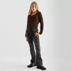 Thereabouts Little & Big Kid Girls Flare Leg Jean In Black
