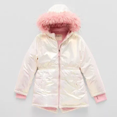 Thereabouts Little & Big Kid Girls Heavyweight Parka In White