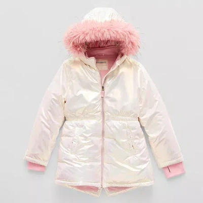 Thereabouts Little & Big Kid Girls Heavyweight Parka In White