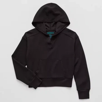Thereabouts Little & Big Kid Girls Long Sleeve Hoodie In Black