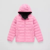 Thereabouts Little & Big Kid Girls Midweight Puffer Jacket In Pink