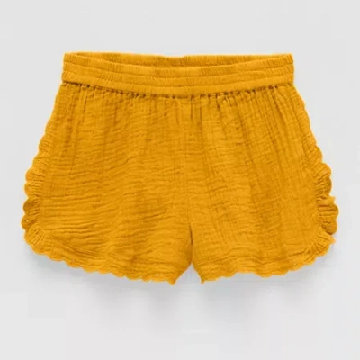 Thereabouts Little & Big Kid Girls Pull-on Short In Yellow