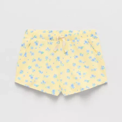 Thereabouts Little & Big Kid Girls Pull-on Short In Yellow