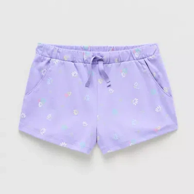 Thereabouts Little & Big Kid Girls Pull-on Short In Purple