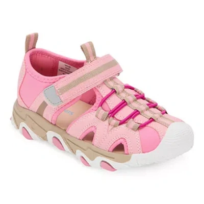 Thereabouts Little & Big Kid Girls Rift Strap Sandals In Pink