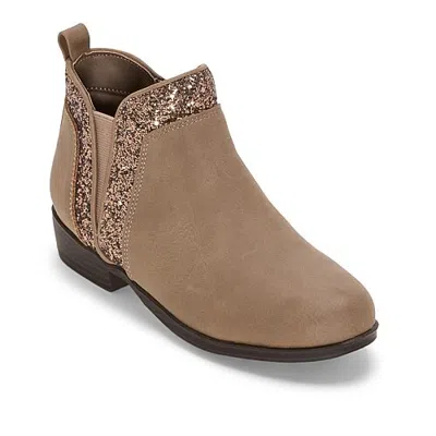 Thereabouts Little & Big Kid Girls Rio Block Heel Booties In Brown
