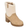Thereabouts Little & Big Kid Girls Sawyer Stacked Heel Booties In Sand