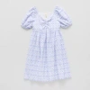 Thereabouts Little & Big Kid Girls Short Sleeve A-line Dress In Blue