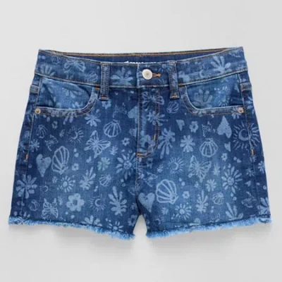 Thereabouts Little & Big Kid Girls Shortie Short In Blue