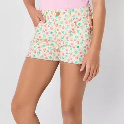 Thereabouts Little & Big Kid Girls Shortie Short In White