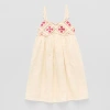 Thereabouts Little & Big Kid Girls Sleeveless A-line Dress In White