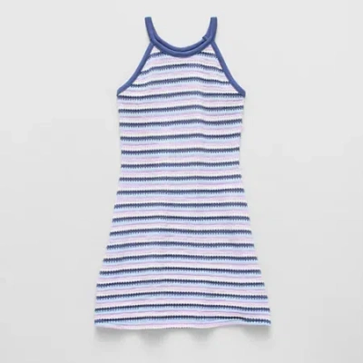 Thereabouts Little & Big Kid Girls Sleeveless Sundress In Blue