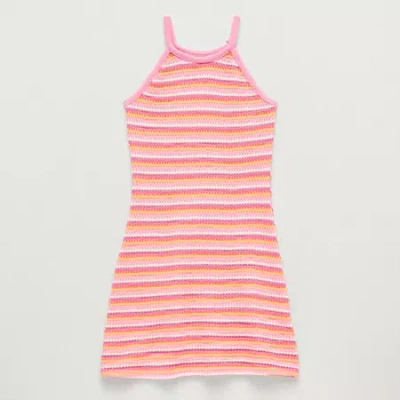 Thereabouts Little & Big Kid Girls Sleeveless Sundress In Pink