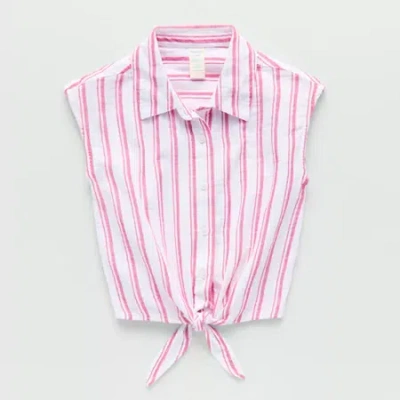 Thereabouts Little & Big Kid Girls Sleeveless Tank Top In Blue