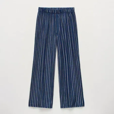 Thereabouts Little & Big Kid Girls Wide Leg Regular Fit Pull-on Pant In Blue