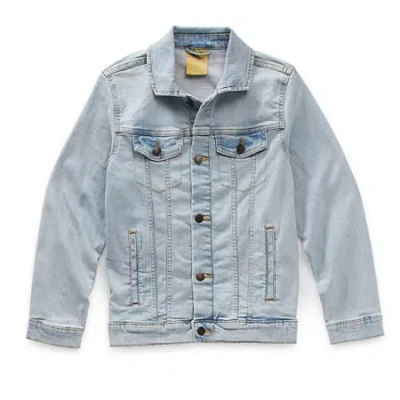 Thereabouts Little & Big Kid Unisex Denim Lightweight Puffer Jacket In Blue
