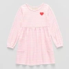 Thereabouts Little Girls Long Sleeve A-line Dress In Pink