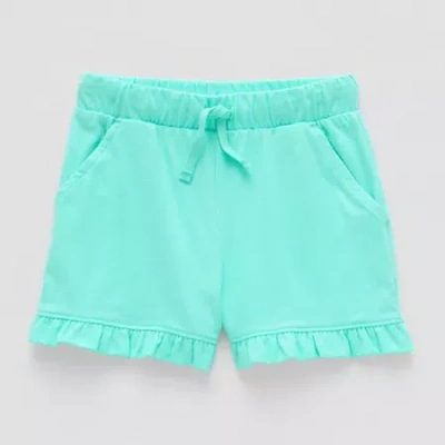 Thereabouts Kids' Little Girls Pull-on Short In Green