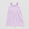 Thereabouts Little Girls Sleeveless A-line Dress In Purple