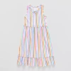 Thereabouts Little Girls Sleeveless A-line Dress In White