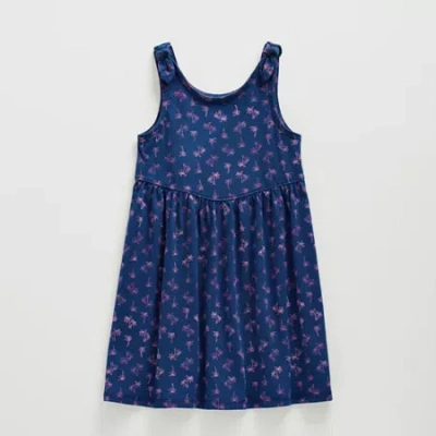 Thereabouts Kids' Little Girls Sleeveless Sundress In Blue